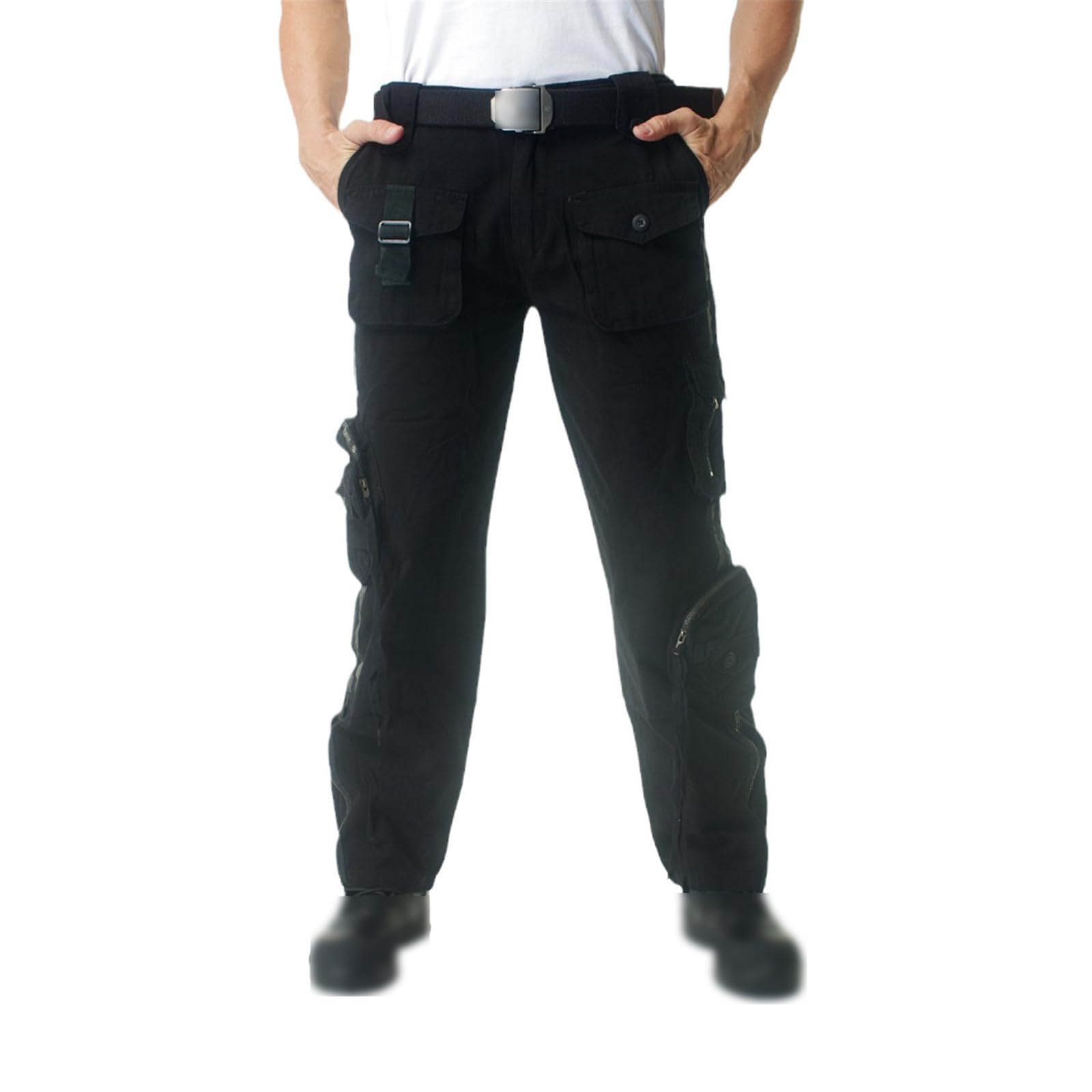 Pantaloni cargo per gli uomini Multi Pocket Pantaloni da uomo Casual Combat Work Pants Abbigliamento Camo1 Maschio