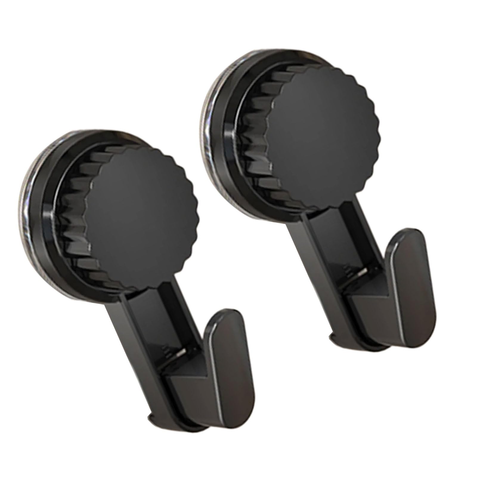 Jazuaiao Of 2 Strong Suction Cup Hooks for Bathroom Kitchen Towel Storage Drillless Installation Waterproof Sturdy Adhesive Hangers Adhesive Hooks