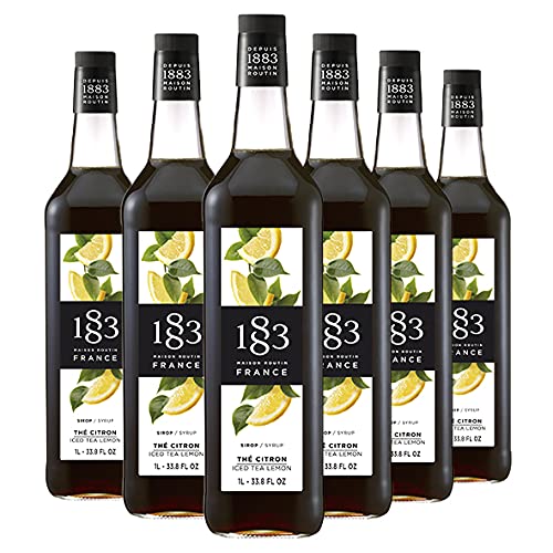 Maison Routin 1883 Sirup Eistee Zitrone, 1,0L | 6er Pack
