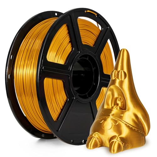 Filamentos para Impresora 3D Silk PLA Flashforge Oro 1.75mm de 1kg para Bobinas de Repuesto