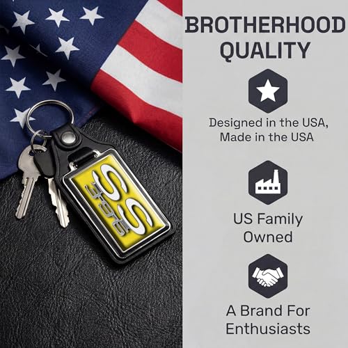 Image of Brotherhood Car Key Chain for Chevelle - Classic Models Keychain for Men and Women Gift Key Ring
