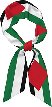 Flag of the State of Palestine Women's Fashion Scarf â€“ Versatile Head