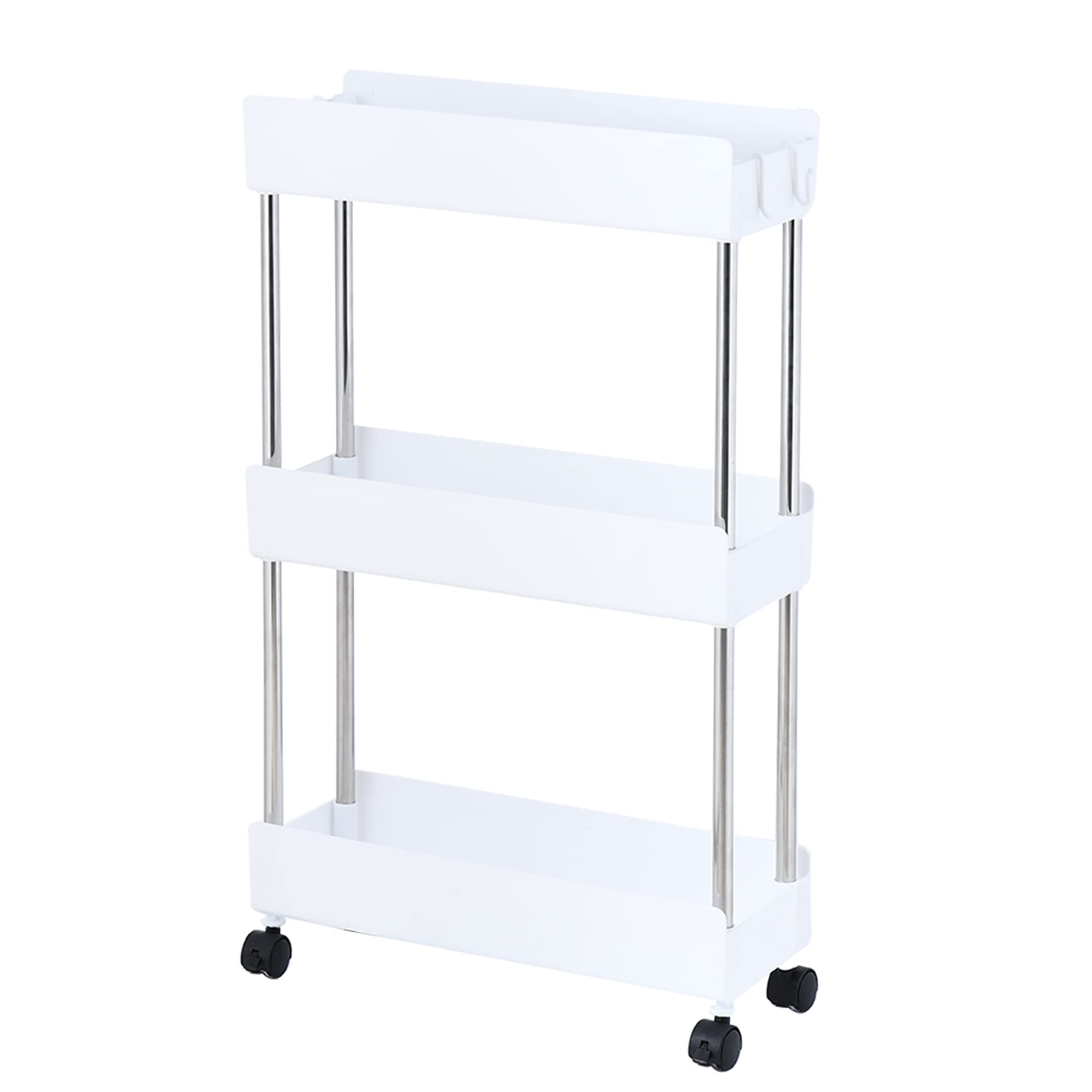 Buy Slim Storage Rolling Cart,Under Sink Organizer, 3 Tier Utility