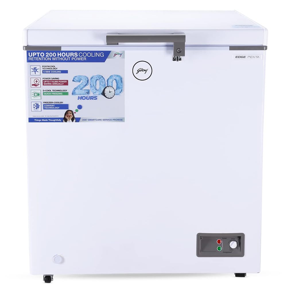Godrej 300 L Double Door Deep Freezer (DH EPenta 325C 31 CMFH2M RW, White, 2023 Model) (B09W8Z1HRQ) Amazon Price History, Amazon Price Tracker