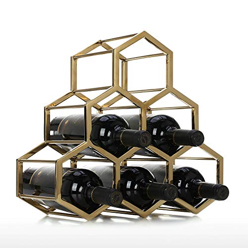Soporte para Botellas de Vino 6 Botellas Metal miniatura 7