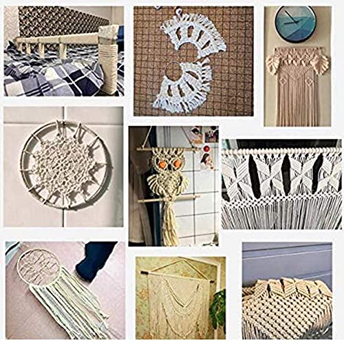 JeogYong Set di 5 corde in macramè, filo di cotone...
