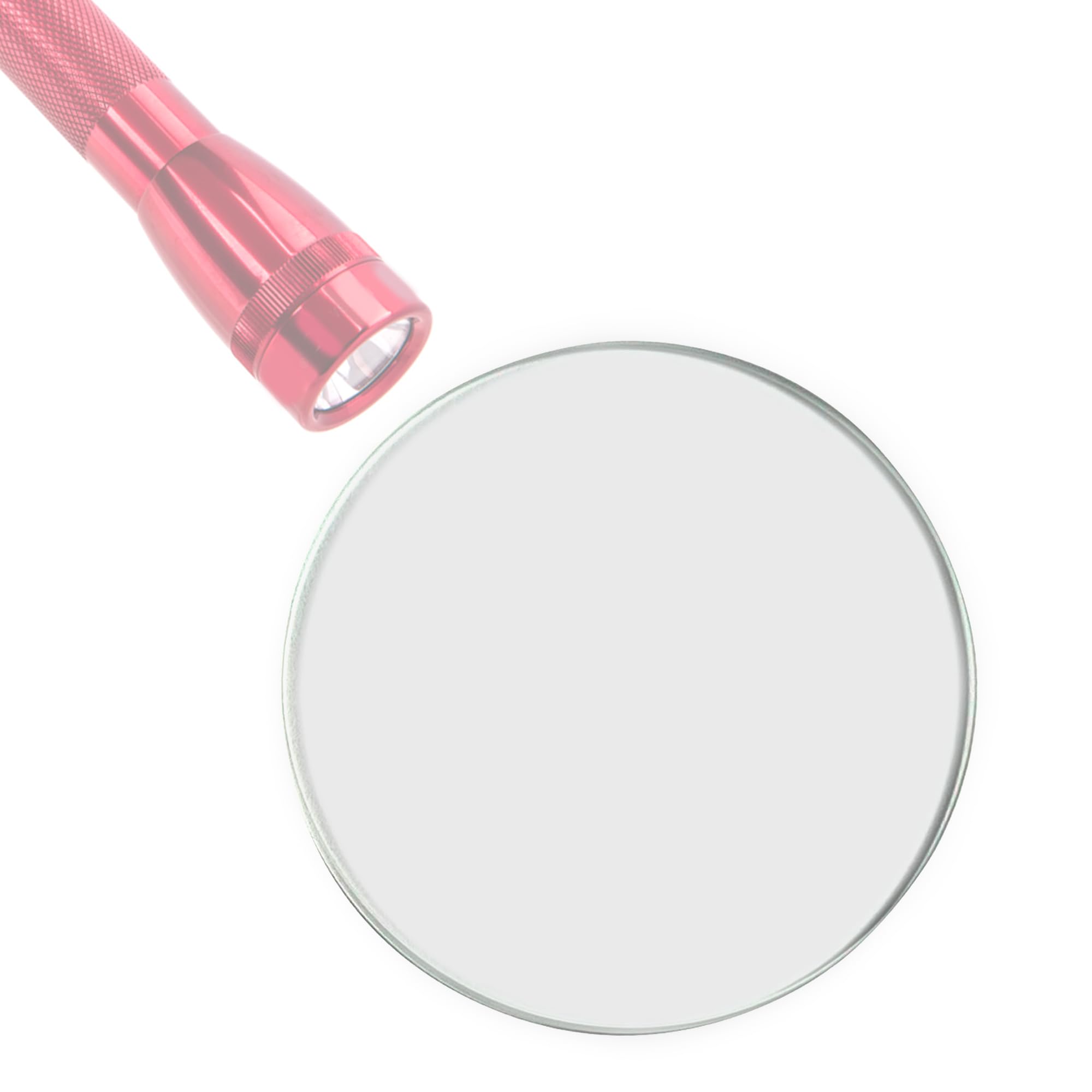 HQRP Glass AA Lens for Maglite Mini AA Flashlight, Mini Maglite PRO LED, Mini Maglite PRO+ LED Flashlights, 22.3x1.0 mm, Upgrade Tempered Glass Lens Shatterproof and UltraClear, 1-Pack