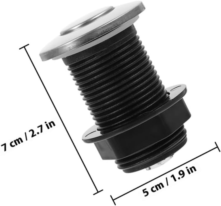 OSALADI Garbage Disposal Air Button Replacement 2pcs Household Trash Disposal Accessories for Bathtub Air Switch Kitchen Sink Plumbing Parts