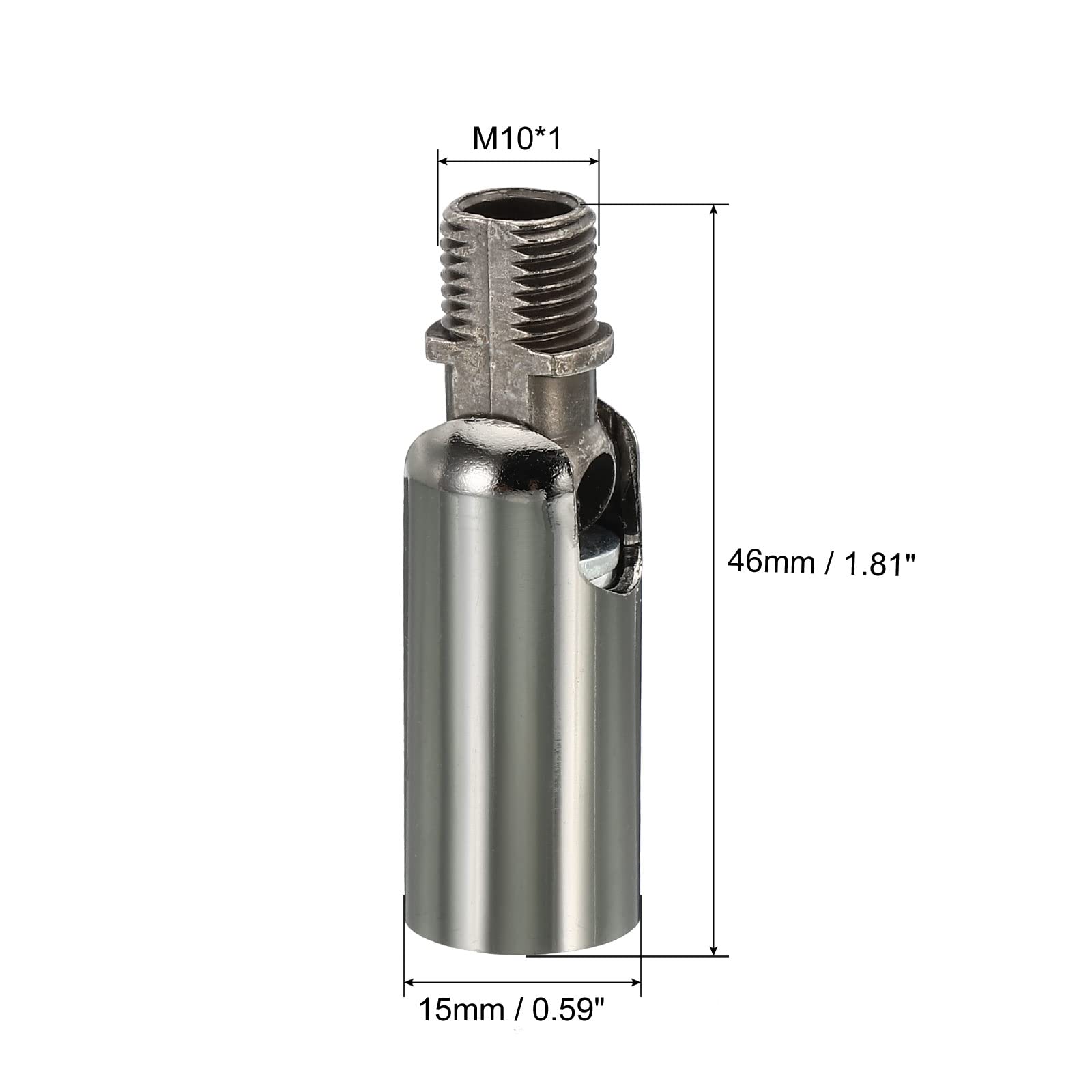 Adattatore Lampadari Per Soffitti Inclinati - 5 Pezzi Filetto M10, Regolabile 180° - Foto 10