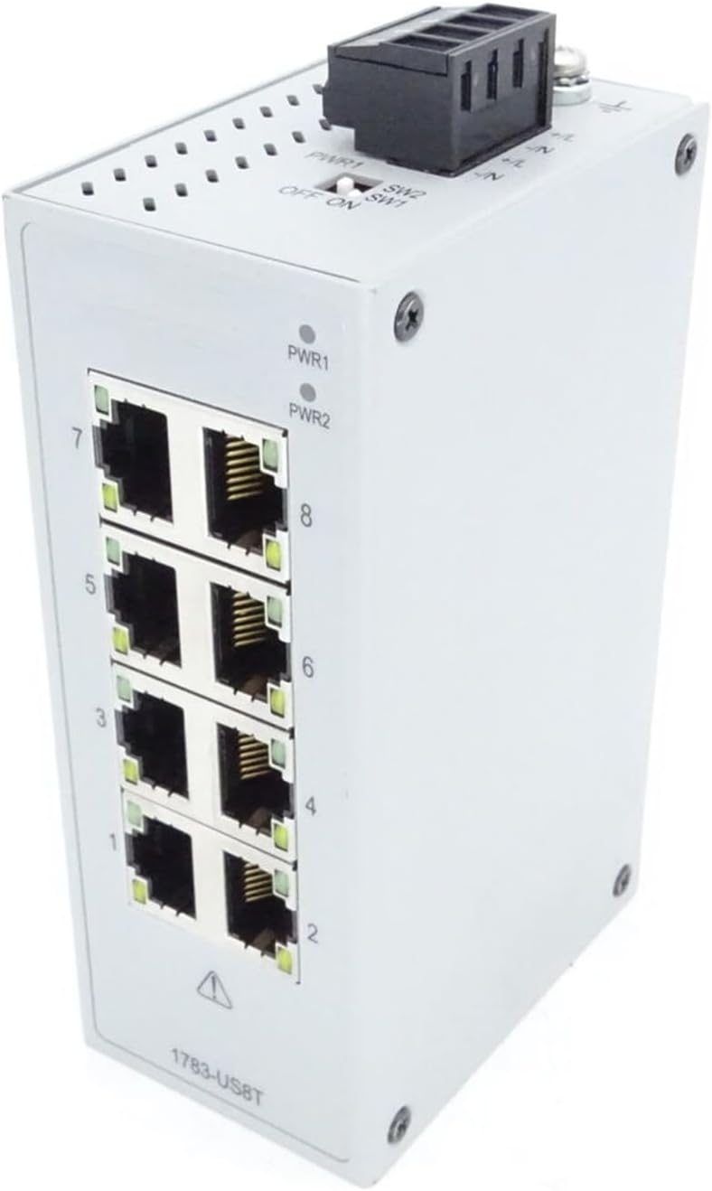 1783-US8T Stratix 2000 Switch Unmanaged 8 Copper Ports Series B 1783US8T New in Box with Warranty