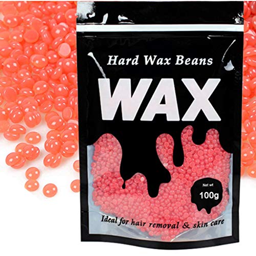Hard Wax Beans for Painless Hair Removal, No Strip Depilatory Hot Film Hard Wax Pellet Waxing Bikini Hair Removal (11.5 x 18cm, H)