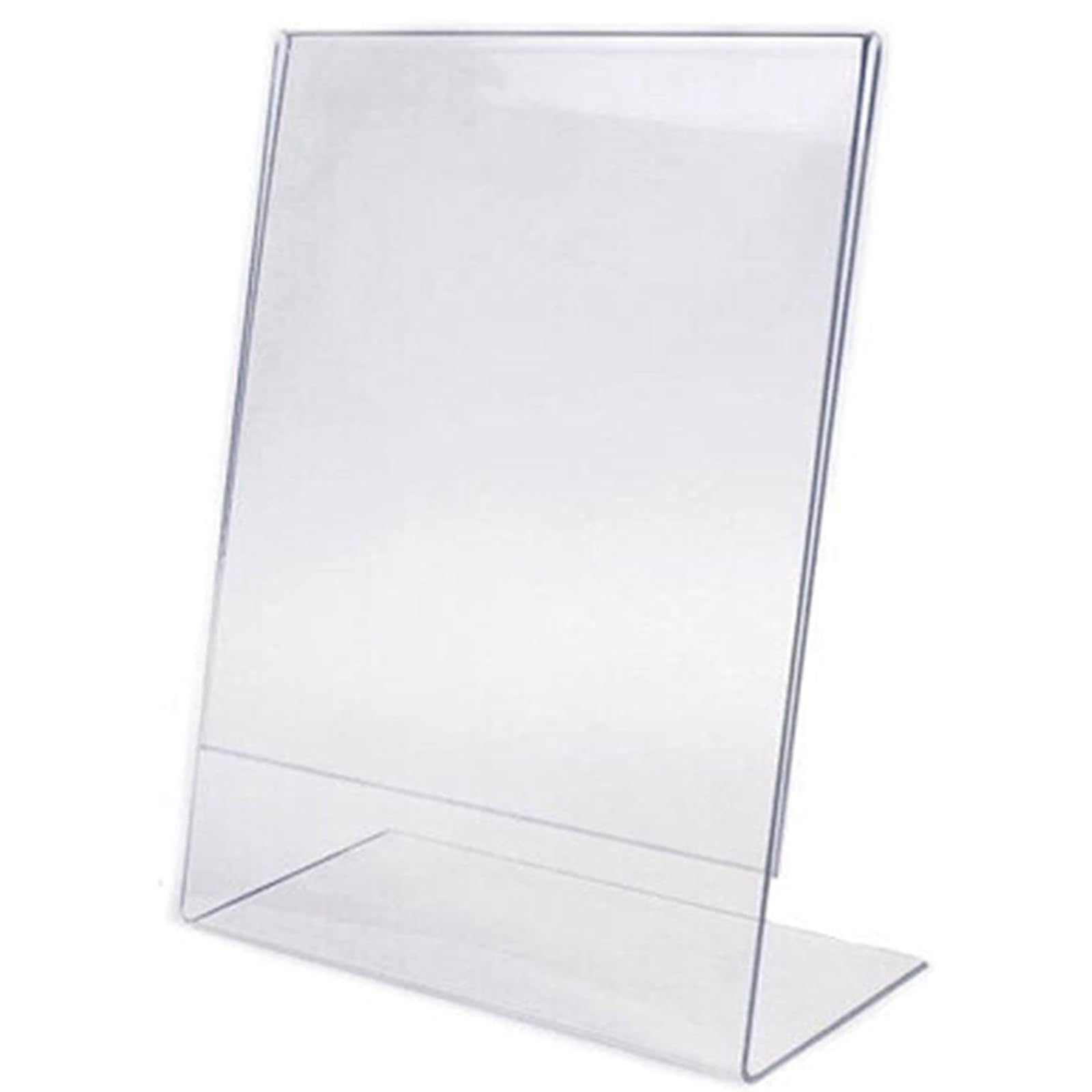 A5 Acrylic Poster Menu Holder Lean to Perspex Leaflet Display Stands, Counter Poster Sign Display Holder for Restaurant, Conference Room and Hotel Reception A5 (21CM X 14.8CM) (5)