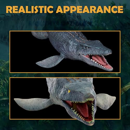 Image of Mosasaurus Toy Dinosaur Action Figure, Realistic Mosasourus Big Dinosaurs Toys for Kids, Mosasaurus Dinosaur Toy for Play and Display, Jurassic Dino Toys for Boys & Girls (Mosasaurus)