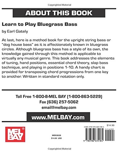 Mel Bay Learn To Play Bluegrass Bass #TOP1