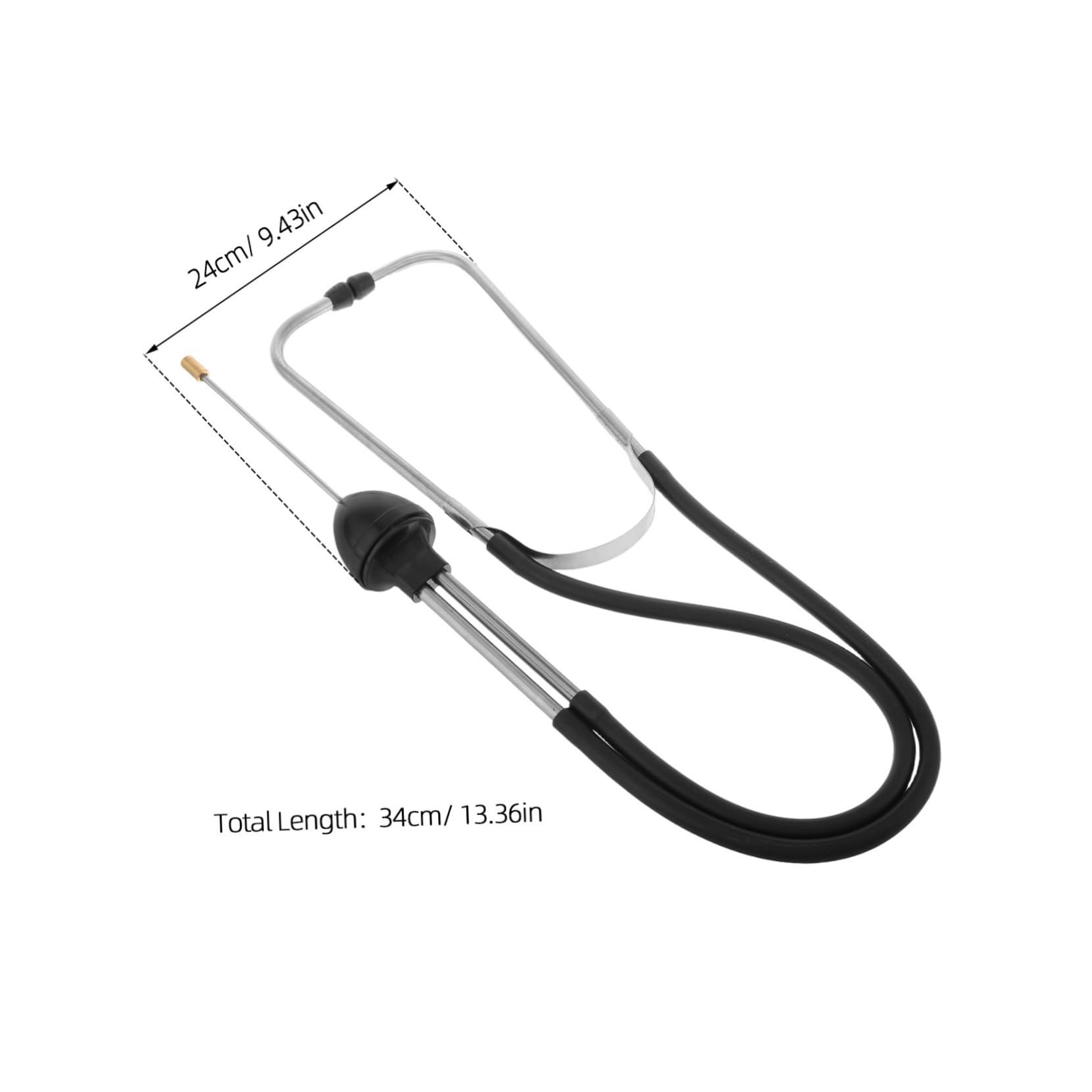 GRIRIW Cylinder Car Automotive Engine Auto Noise Detection Device Auto Mechanic Tools Engine Block Detection Tool Auto Maintenance Tool Stainless Steel