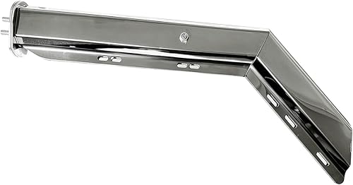 Miniatura 7 de Semi Trucks - Soporte de aleta de lodo con resorte en ángulo de acero inoxidable para camiones comerciales, colgador de aletas de fango HD, espacio