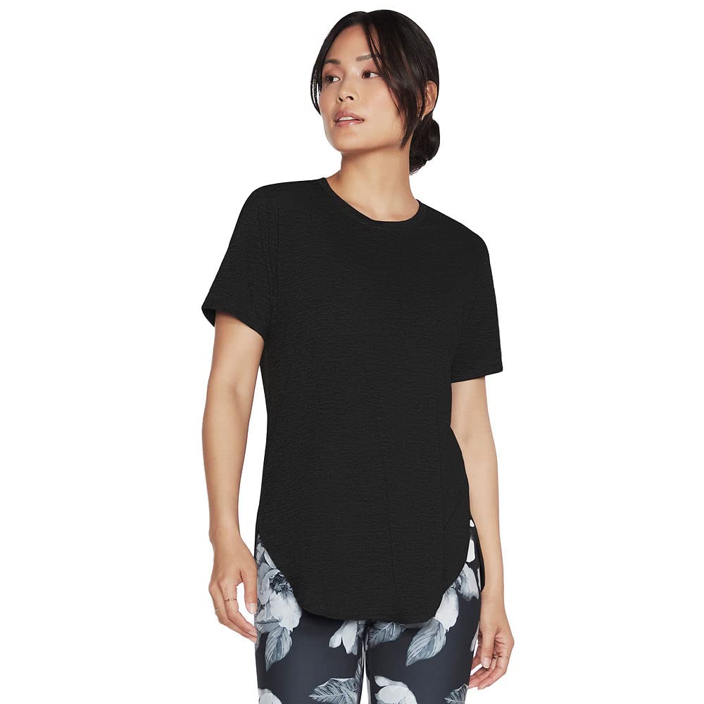 Skechers Women's Black Go Dri Swift Tunic Tee