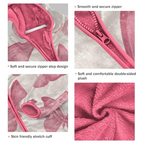 GuoChe Butterflie Baby Fleece Jacket3