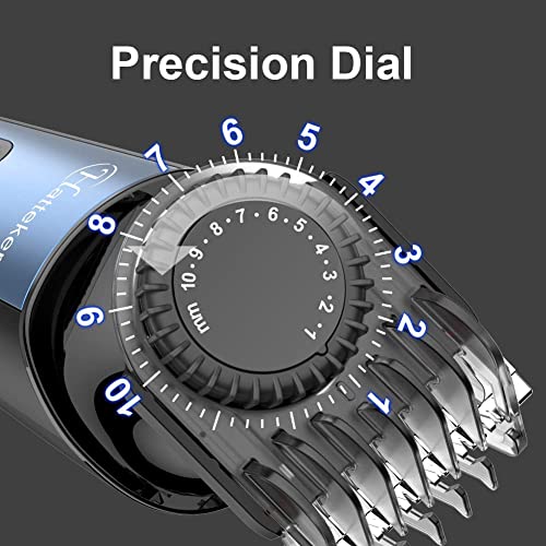Hatteker Herren Elektrorasierer Rasierer Bartschneider Rotationskopf Rasierer für Männer Kotelettentrimmer Nasentrimmer Nass Trocken IPX7 Wasserdicht Wiederaufladbar Kabellos 3 in 1 - Image 4
