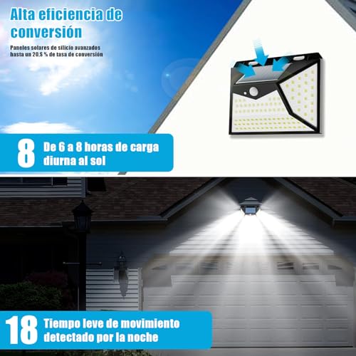 Review de Iluminación exterior con sensores los mejores 5. 30 Imagen adicional