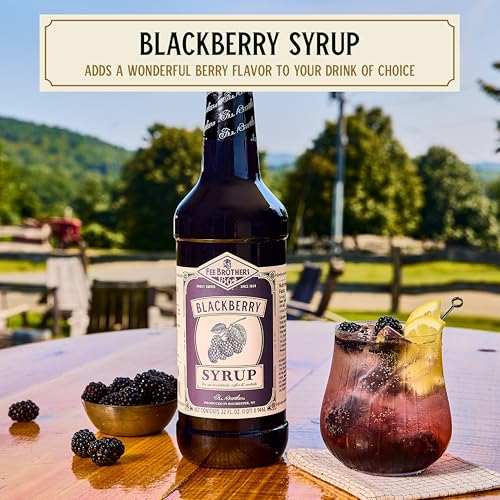 Image of Fee Brothers Blackberry Flavored Syrup, 32 fl oz (1 Quart)