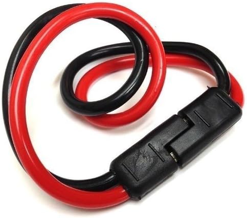 5 pack 12" 10 Gauge 2 Pin Quick Disconnect Audiopipe Polarized Wire Harness