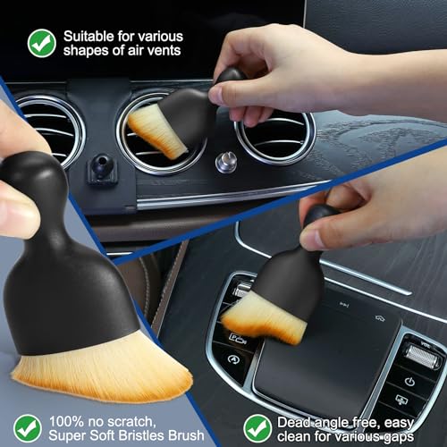 Fitosy 231212-0808-3 Car Interior Duster Detail Brush Cleaning Kit thumb #3