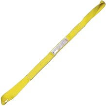 One Ply 4" x 10 Twisted Eye-to-Eye Nylon Type 4 Sling | EE1T-804 | 12" Eye Length | 6,400 Lb. Vertical Capacity | Hanes Supply HSI Heavy Duty Rigging Equipment for Lifting and Towing