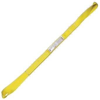 One Ply 3" x 22 Twisted Eye-to-Eye Nylon Type 4 Sling | EE1T-803 | 11" Eye Length | 4,800 Lb. Vertical Capacity | Hanes Supply HSI Heavy Duty Rigging Equipment for Lifting and Towing