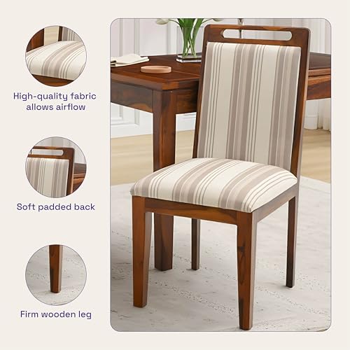 Image of Wakefit Lunith Sheesham Chair Set of 2