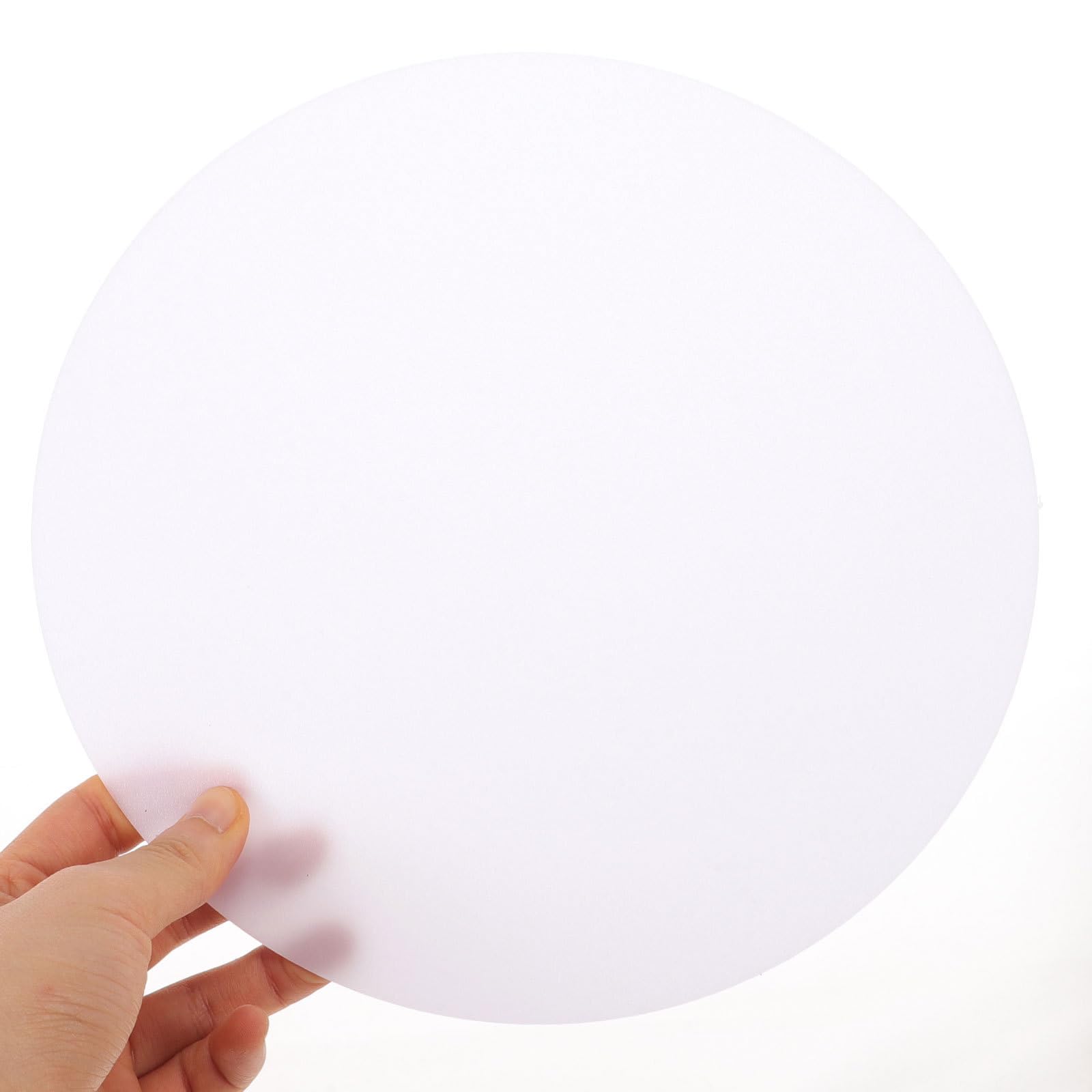 Diffuseur de Lumière Ronde en Acrylique Dépoli 29,2 Cm pour Plafonnier, Lot de 2 Abat-jour Ronds pour Remplacement et Diffusion Optimale
