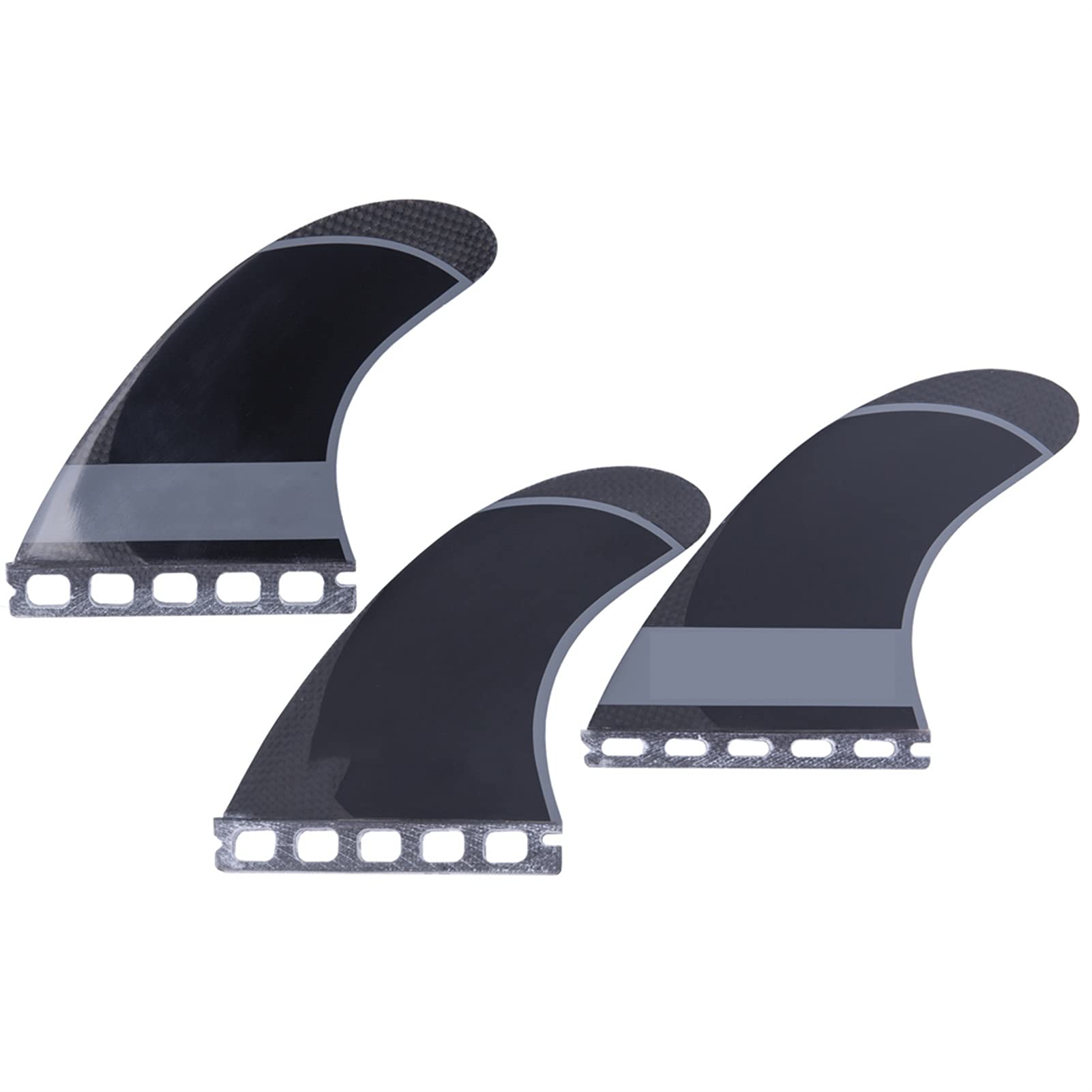 Surfboard Fins Longboard Tail Rudder Base Compatible Carbon Fiber Thruster Fin Set Kite Surfing Accessories