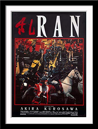 Image of Tallenge - Ran - Akira Kurosawa Classic Movie Poster - Large Framed Poster(Paper,22 x 30 inches, MultiColour)