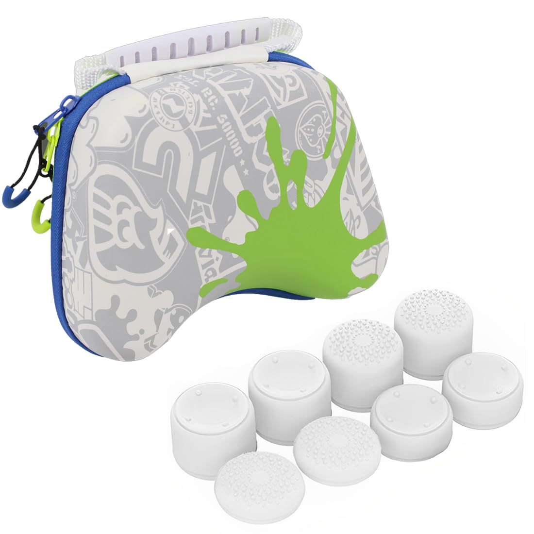 OIVO INDIA Multicolor Universal Travel EVA Game Remote Controller Carrying Case Gaming Accessory Cover Case with 8Pcs Thumbgrips (for Xbox One, Xbox, Xbox 360, PS3, PS4, PS5 PS2) (B0CSKK7VZ8) Amazon Price History, Amazon Price Tracker