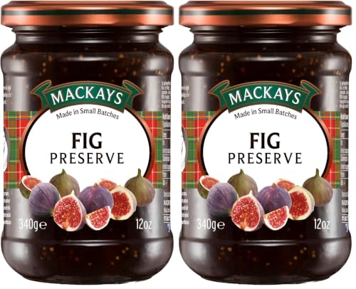 Image of Mackays Fig Preserve 340g | Made with Whole Fruit | Traditional Copper Pan Cooked | Vegan | Imported from Scotland (Pack of 2)
