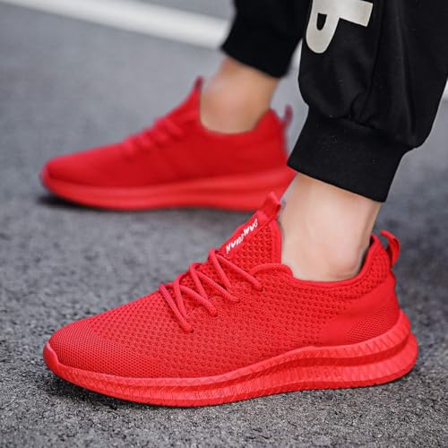 Image of FUJEAK Men Running Shoes Men Casual Breathable Walking Shoes Sport Athletic Sneakers Gym Tennis Slip On Comfortable Lightweight Shoes