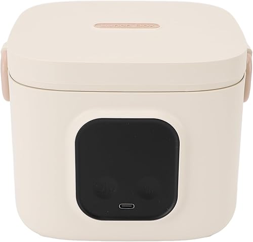 Fiambrera eléctrica, calentador de alimentos portátil recargable de 27.1 fl oz, calentador de alimentos para oficina, camping, viajes