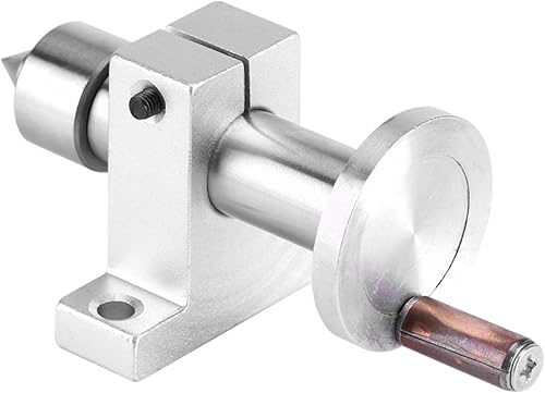 Miniatura 8 de Mini máquina de torno de doble rodamiento centro en vivo Centro giratorio Piezas de bricolaje Accesorios de piezas de torno