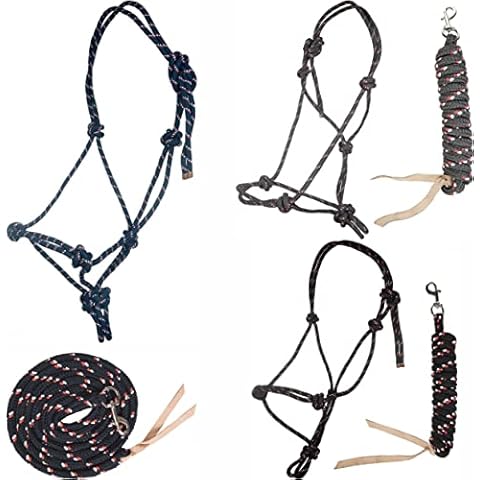 HKM Set Trust Pferdehalfter Dunkelblau Warmblut Cover