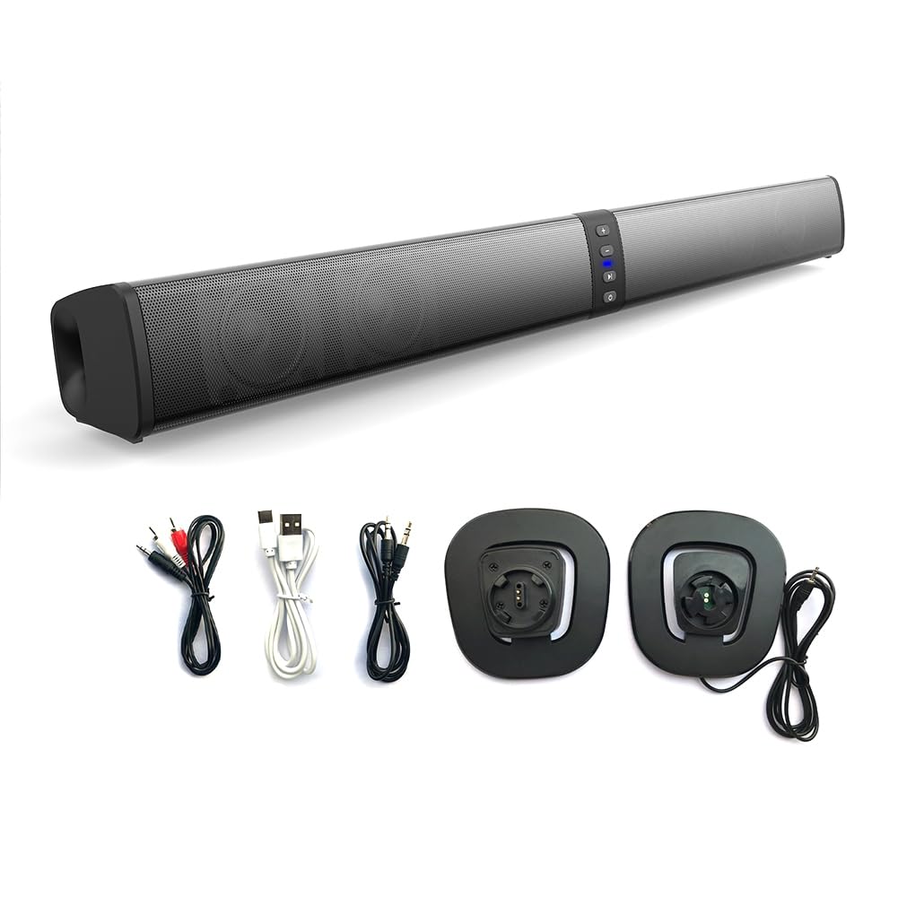 Soundbar PC Gamer Subwoofer Składany głośnik Bluetooth Przenośny Rozdzielacz do domowego Soundbar