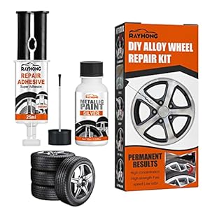 Legering Wiel Reparatie Kit, Wiel Reparatie Lijm Kit, Snelle Reparatie Krassen Reparatie Polish Spray Voor Auto Auto Wiel, Auto Velg Reparatie Kit Facynde