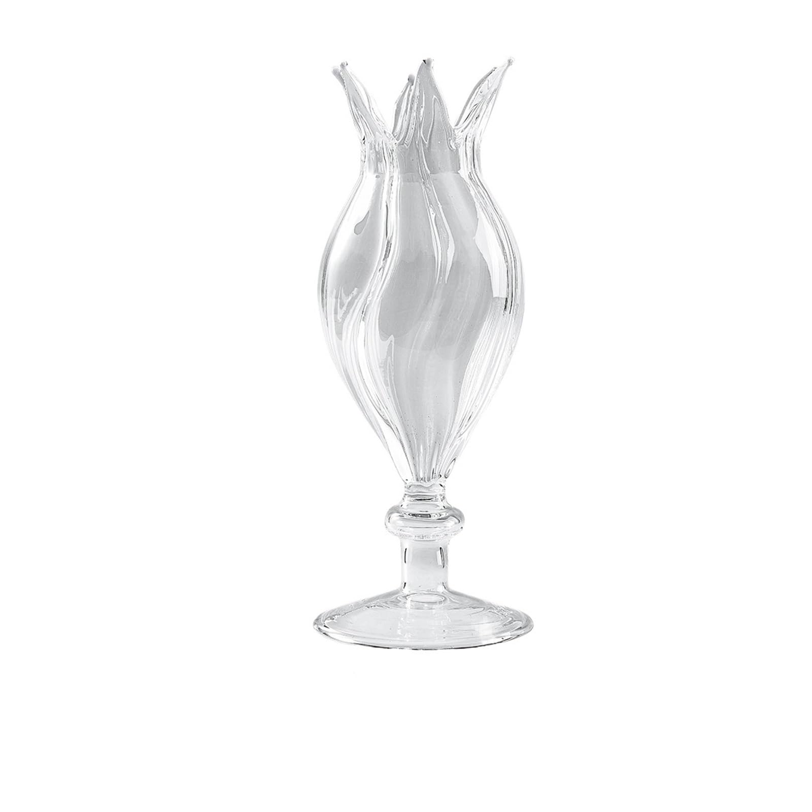 Vases for Flowers 1PC Flower Bracket-shaped Transparent Glass Vase, Desktop Floral Decoration For Placement
