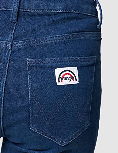 Wrangler Flare Jeans, Blu (Deep Water 69F), 27W /