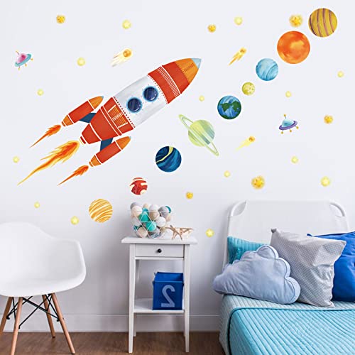 Stickers de Pared cohetes espacio 40 pulgadas miniatura 2