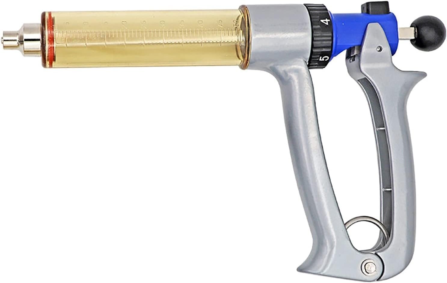 Siringa per Bestiame da 25 Ml/50 Ml, Pistola per Iniezione Continua per Bestiame con Dosaggio Regolabile, Dispenser per Medicinali Veterinari, Strumento Veterinario per Bovini, Capre, Suini,50ML