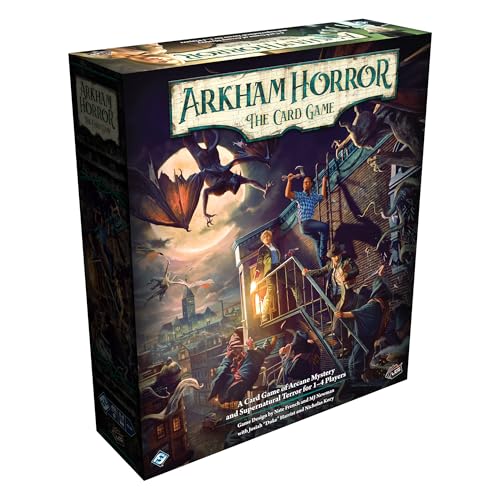 Asmodee Arkham Horror: Das Kartenspiel - Kapitel Zwei Kernset | Kooperatives Kartenspiel | Ab 14 Jahren | 1-4 Spieler | 45-180 Minuten Spieldauer