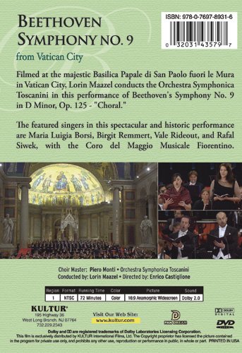Miniatura 2 de Beethoven Symphony No 9 from Vatican City - Lorin Maazel