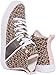 GUESS FL7ELGELE12 Women's Elga Lace Up High Top Trainer Trainers (Brown, UK 4), Brown, 4 UK