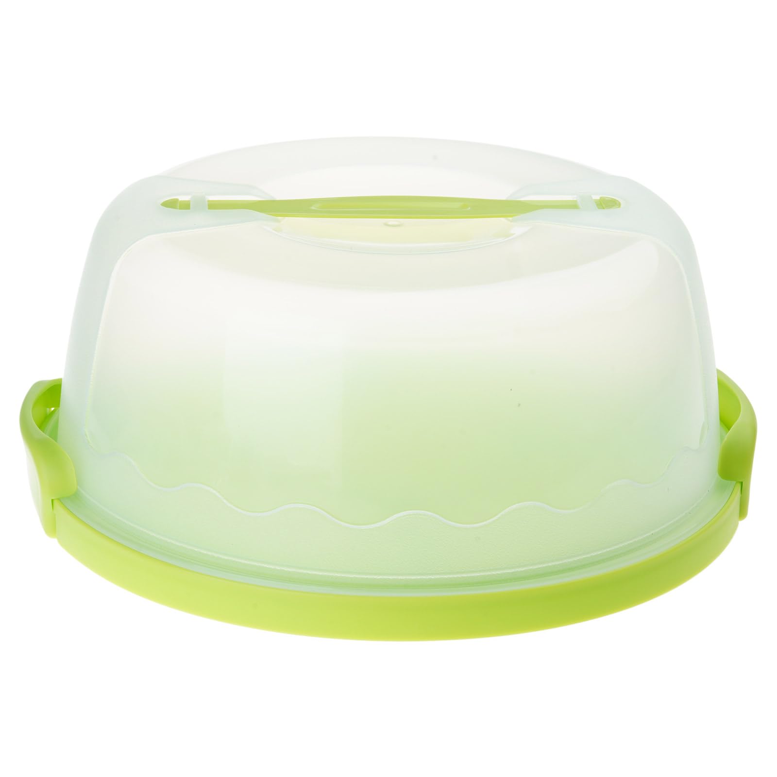Hsioluted Portable Round Cake Box Cupcake Dessert Container for Case Sealing Handheld for Carrier Wedding Birthday Kitchen Supplies Round Cake Box