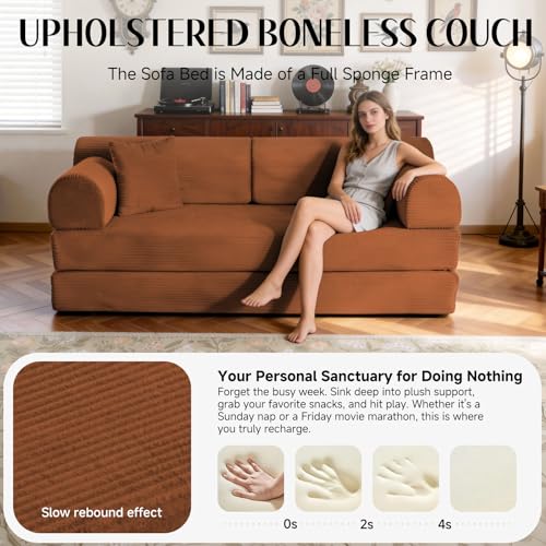 Luxury Velvet Sofa Bed Convertible